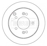 BORG & BECK Piduriketas BBD4540